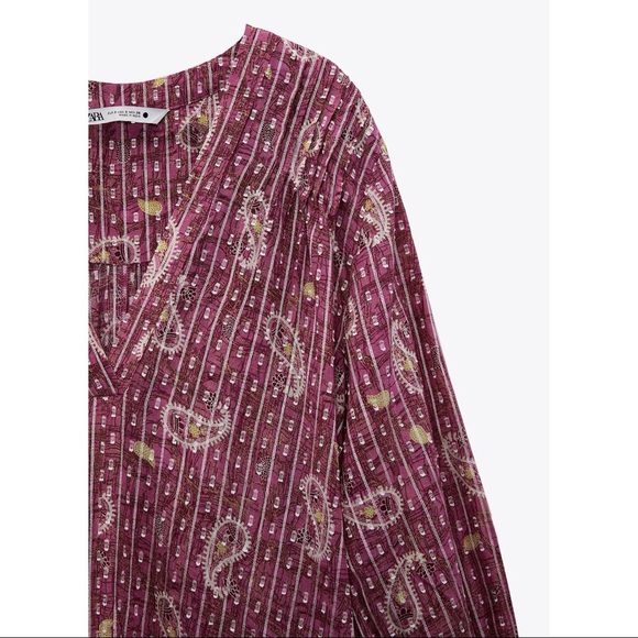 Zara Dresses Zara Paisley Print Dress Poshmark